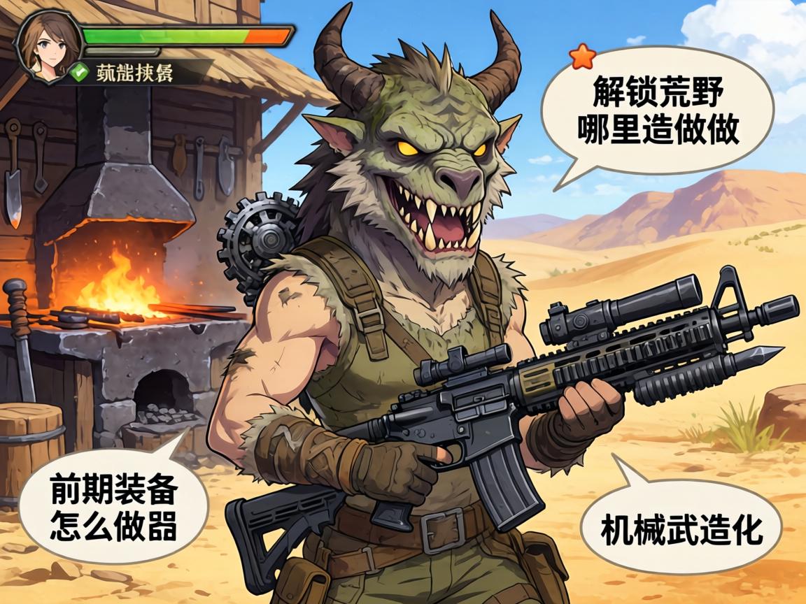 怪物猎人荒野哪里造武器,铁匠铺怎么解锁,机械武器怎么做,前期装备怎么造 怪物猎人荒野哪里造武器,铁匠铺怎么解锁,机械武器怎么做,前期装备怎么造
