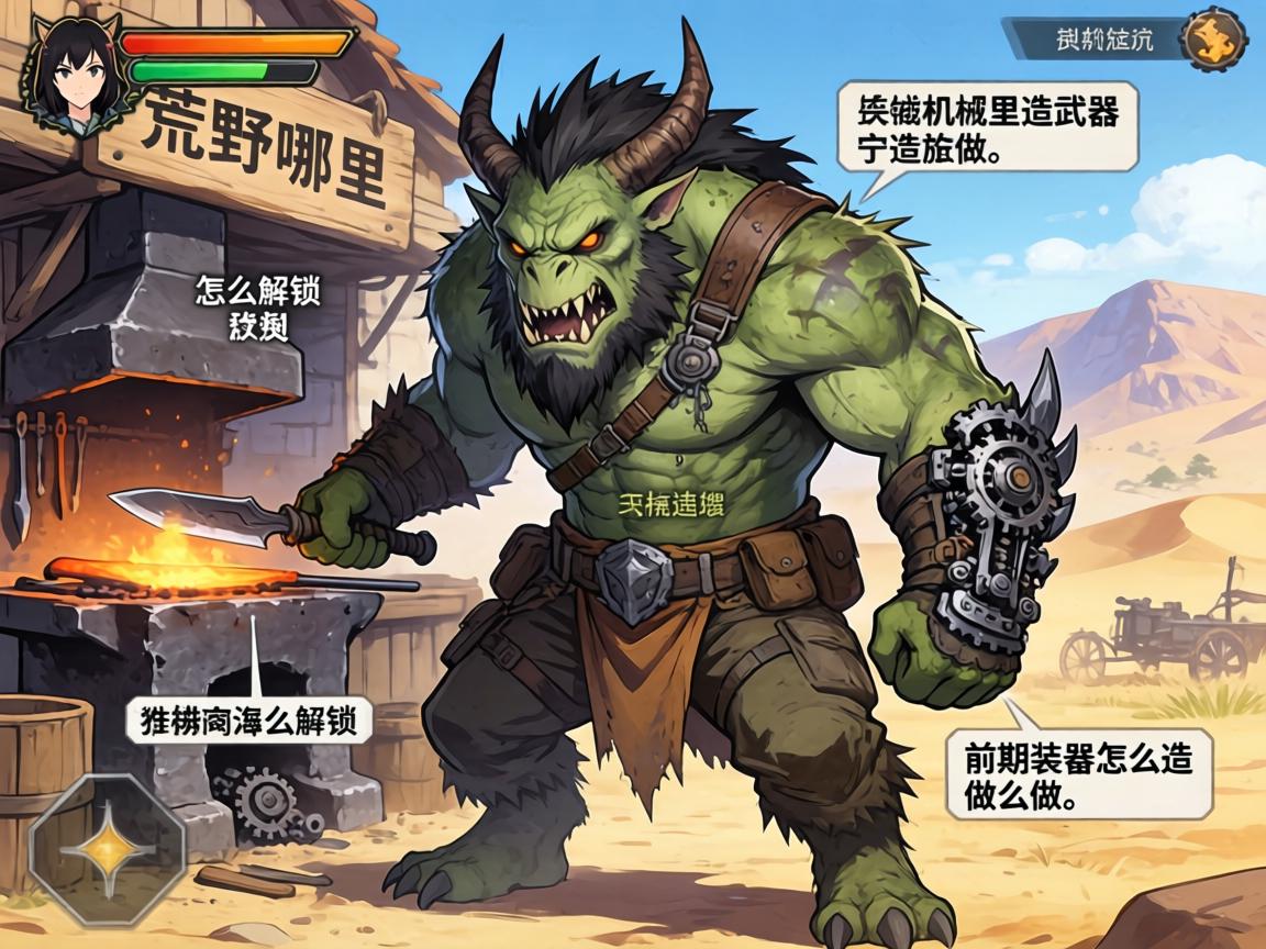 怪物猎人荒野哪里造武器,铁匠铺怎么解锁,机械武器怎么做,前期装备怎么造 怪物猎人荒野哪里造武器,铁匠铺怎么解锁,机械武器怎么做,前期装备怎么造