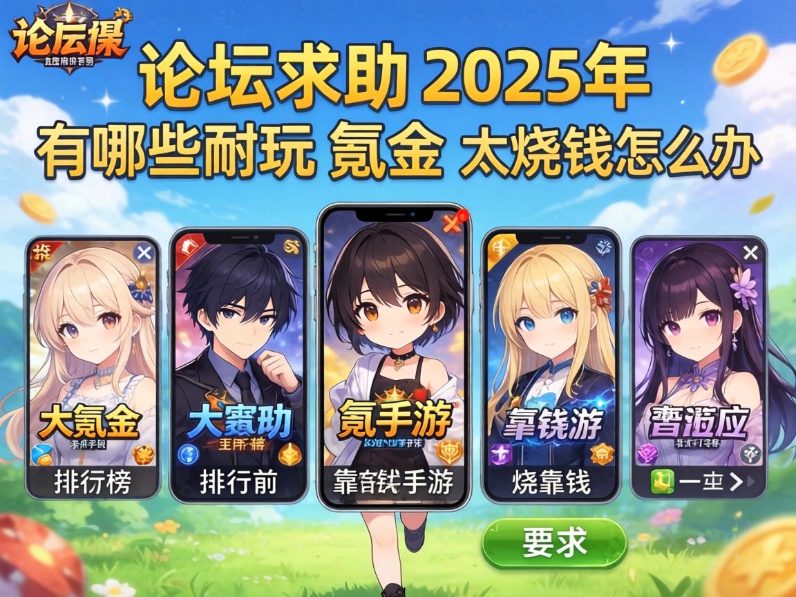 论坛求助:2025年有哪些耐玩又不氪金的动漫手游?排行榜靠前的游戏太烧钱怎么办 论坛求助:2025年有哪些耐玩又不氪金的动漫手游?排行榜靠前的游戏太烧钱怎么办