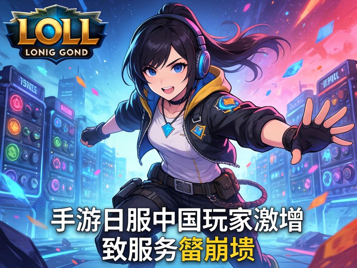 LOL手游日服中国玩家激增致服务器崩溃 LOL手游日服中国玩家激增致服务器崩溃