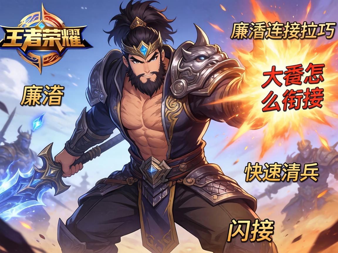 王者荣耀廉颇连招技巧,廉颇如何快速清兵,大招怎么衔接闪现 王者荣耀廉颇连招技巧,廉颇如何快速清兵,大招怎么衔接闪现