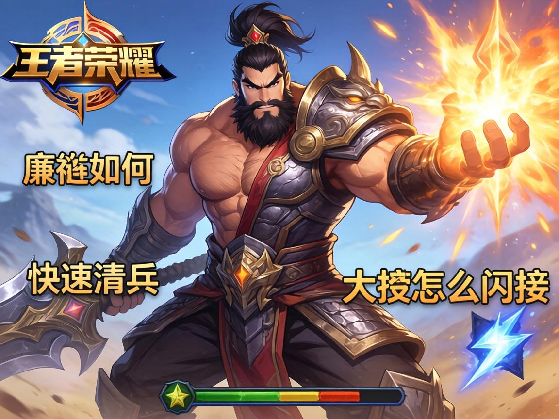 王者荣耀廉颇连招技巧,廉颇如何快速清兵,大招怎么衔接闪现 王者荣耀廉颇连招技巧,廉颇如何快速清兵,大招怎么衔接闪现