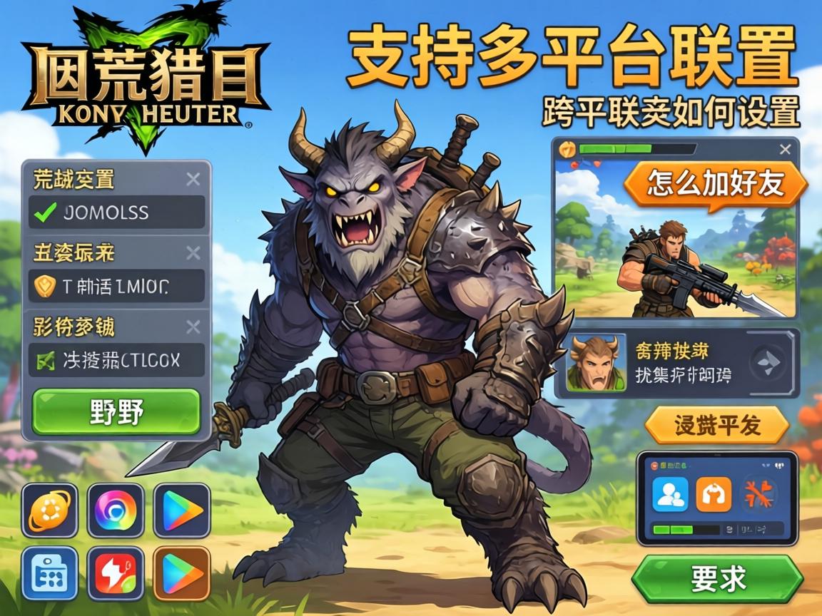 怪物猎人荒野支持多平台联机,跨平台联机如何设置,怎么加好友,支持哪些平台 怪物猎人荒野支持多平台联机,跨平台联机如何设置,怎么加好友,支持哪些平台