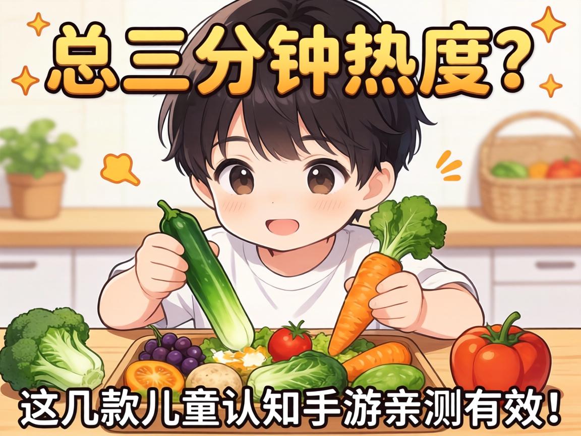 孩子玩蔬菜游戏总三分钟热度?这几款儿童认知手游亲测有效! 孩子玩蔬菜游戏总三分钟热度?这几款儿童认知手游亲测有效!