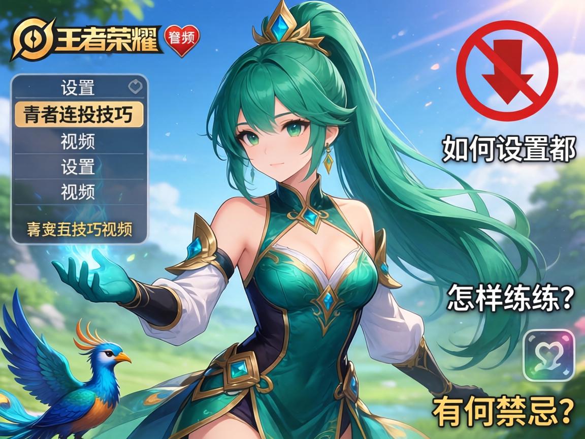 王者荣耀青雀连招技巧视频,如何设置?怎样练习?有何禁忌? 王者荣耀青雀连招技巧视频,如何设置?怎样练习?有何禁忌?