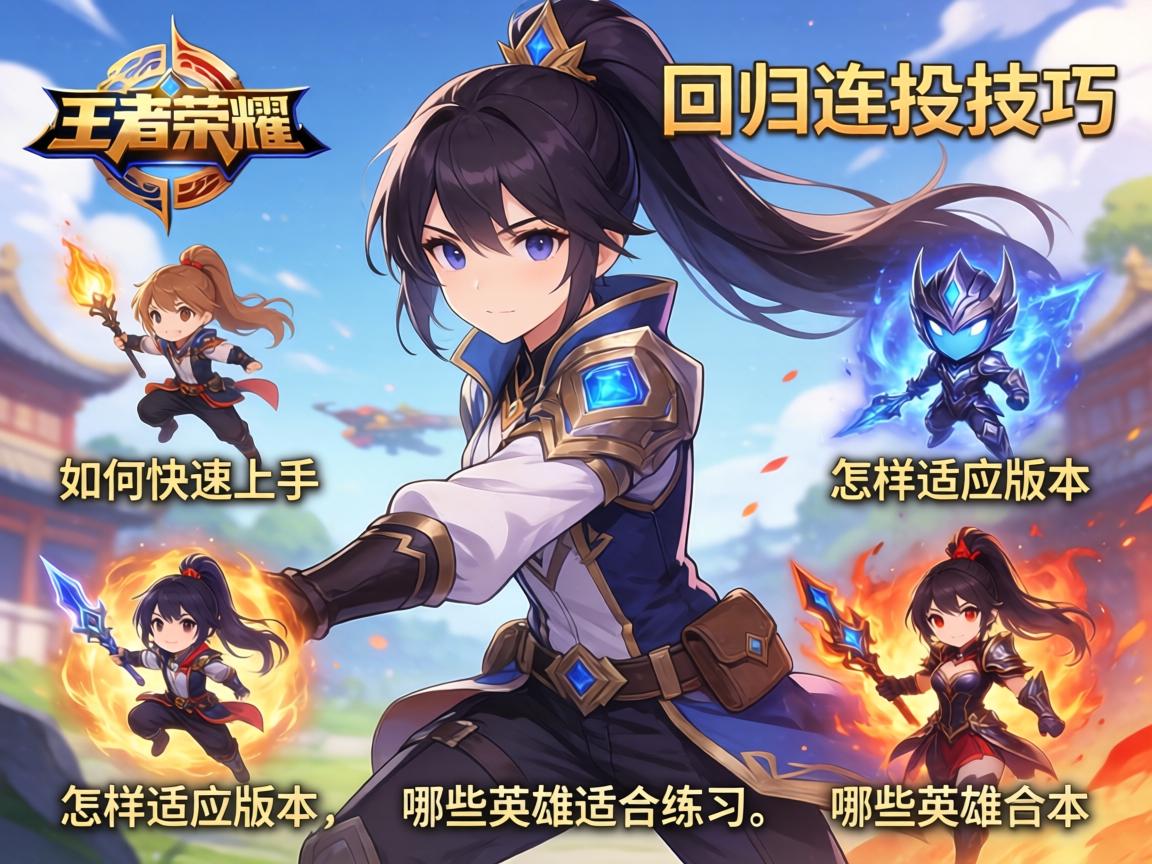 王者荣耀回归连招技巧,如何快速上手,怎样适应版本,哪些英雄适合练习 王者荣耀回归连招技巧,如何快速上手,怎样适应版本,哪些英雄适合练习