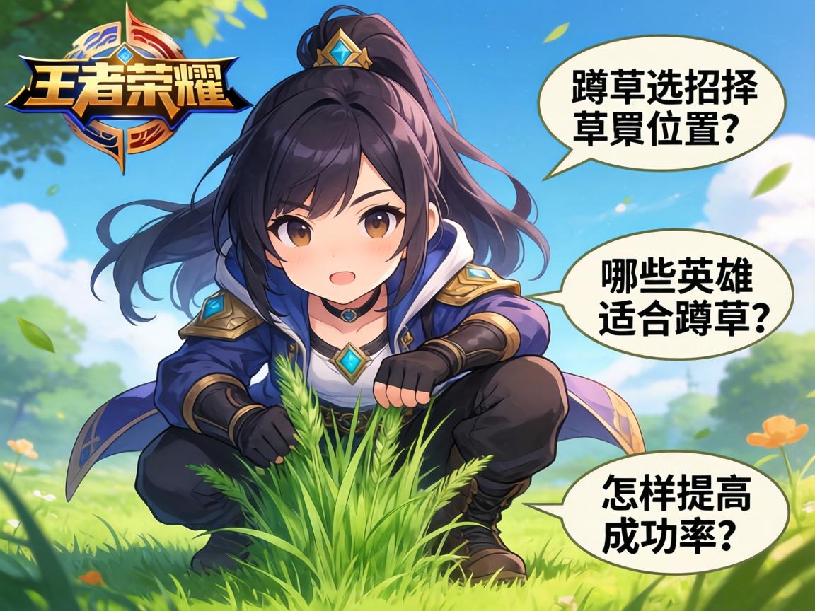 王者荣耀蹲草连招技巧,如何选择草丛位置,哪些英雄适合蹲草,怎样提高成功率 王者荣耀蹲草连招技巧,如何选择草丛位置,哪些英雄适合蹲草,怎样提高成功率