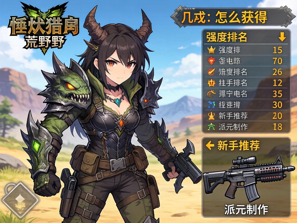 怪物猎人荒野武器:怎么获得,强度排名,新手推荐,派生制作 怪物猎人荒野武器:怎么获得,强度排名,新手推荐,派生制作