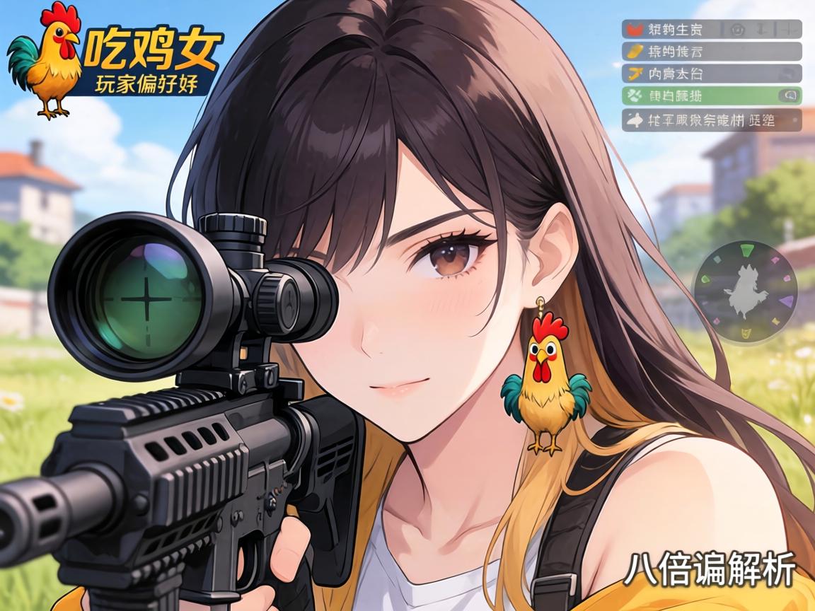 吃鸡女玩家偏好解析八倍镜下的俊美角色 吃鸡女玩家偏好解析八倍镜下的俊美角色