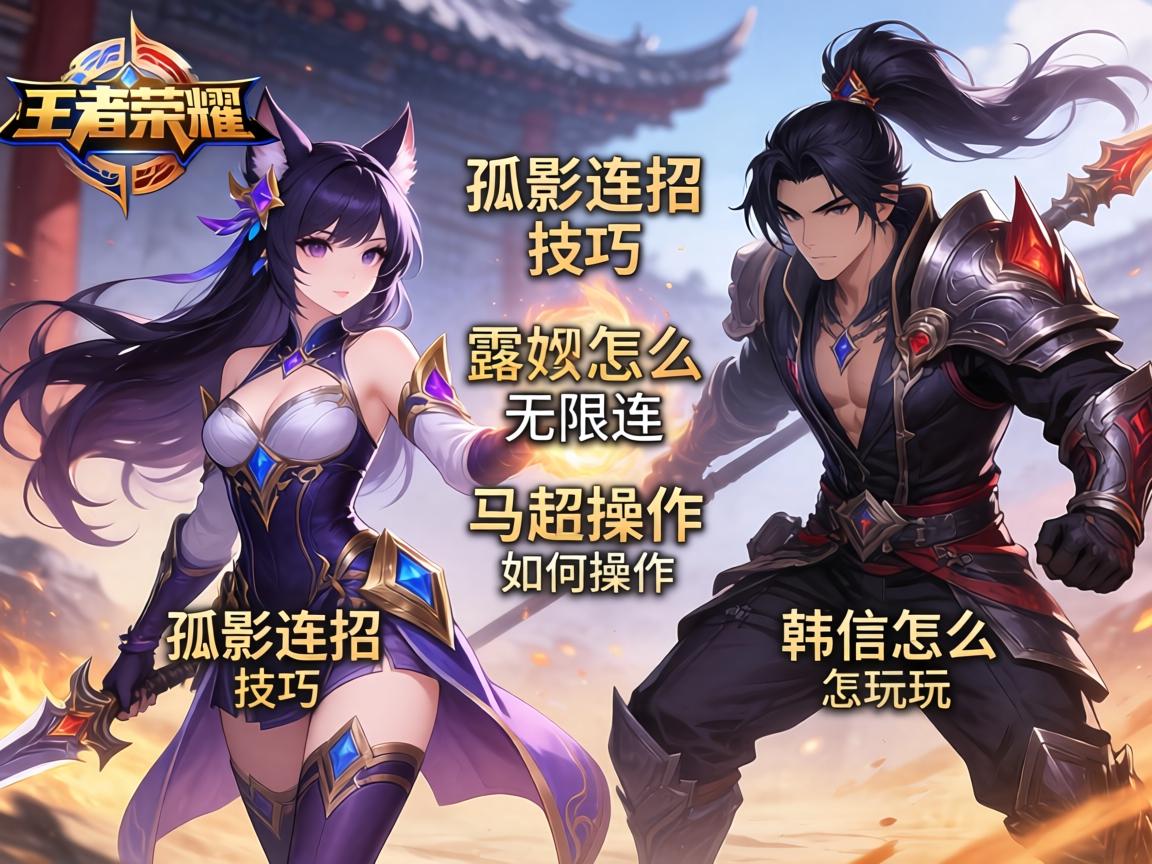王者荣耀孤影连招技巧,露娜怎么无限连,马超如何操作,韩信怎么玩 王者荣耀孤影连招技巧,露娜怎么无限连,马超如何操作,韩信怎么玩