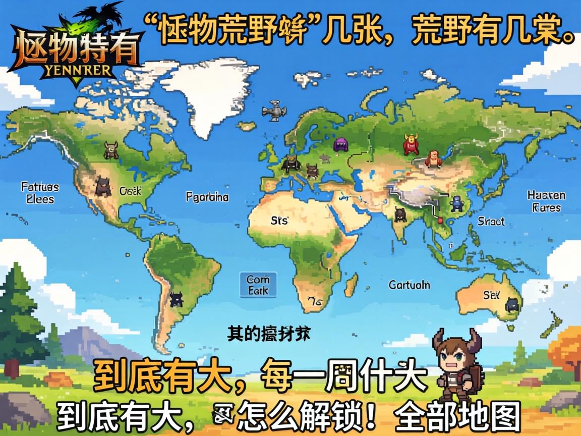 怪物猎人荒野地图几张,到底有多大,怎么解锁全部地图 怪物猎人荒野地图几张,到底有多大,怎么解锁全部地图