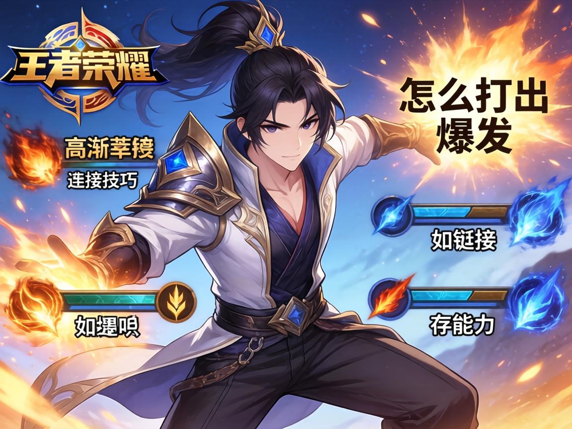 王者荣耀高渐离连招技巧,怎么打出爆发,技能如何衔接,如何提升生存能力 王者荣耀高渐离连招技巧,怎么打出爆发,技能如何衔接,如何提升生存能力