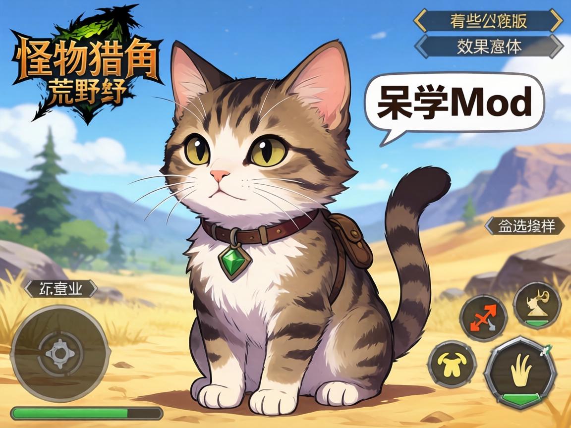 怪物猎人荒野呆猫mod,怎么安装到游戏里,有哪些版本可以选择,效果怎么样 怪物猎人荒野呆猫mod,怎么安装到游戏里,有哪些版本可以选择,效果怎么样