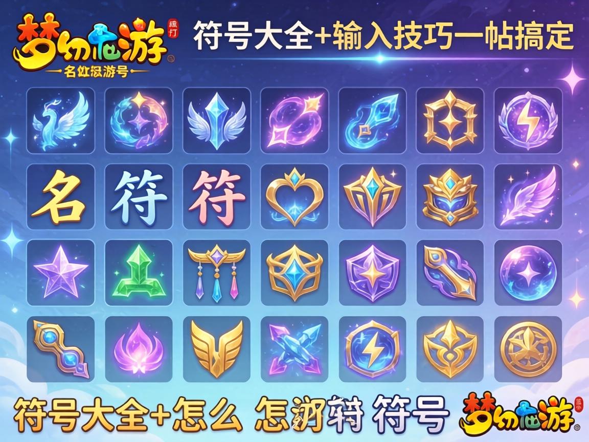 梦幻西游名字符号怎么打?符号大全+输入技巧一帖搞定 梦幻西游名字符号怎么打?符号大全+输入技巧一帖搞定