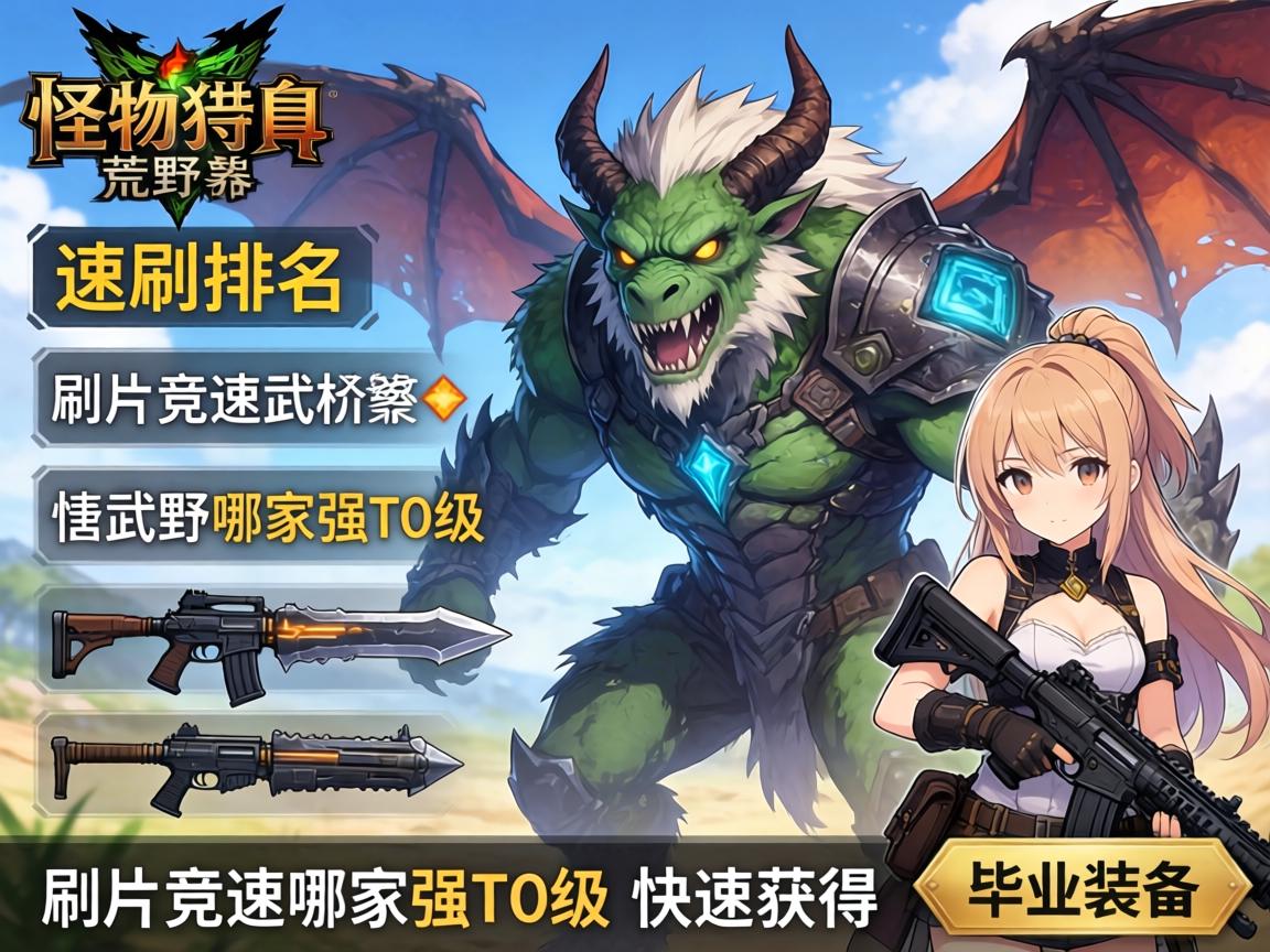 怪物猎人荒野武器速刷排名,刷片竞速哪家强,T0级武器有哪些,毕业装备如何快速获得 怪物猎人荒野武器速刷排名,刷片竞速哪家强,T0级武器有哪些,毕业装备如何快速获得