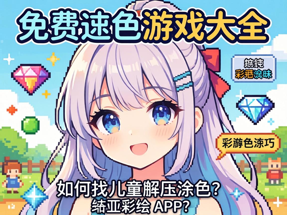 免费填色游戏大全丨如何找儿童解压涂色,像素填色技巧,钻石彩绘APP? 免费填色游戏大全丨如何找儿童解压涂色,像素填色技巧,钻石彩绘APP?