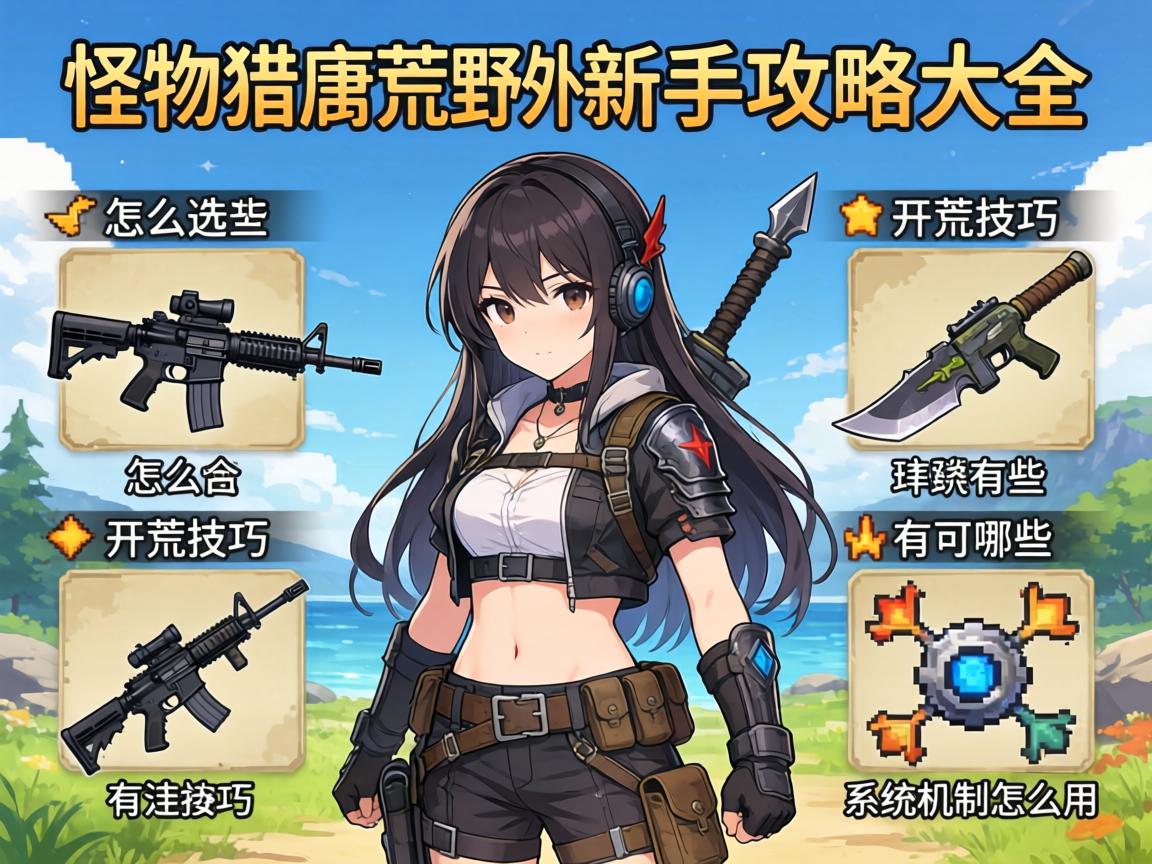 怪物猎人荒野新手攻略大全,武器怎么选,开荒技巧有哪些,系统机制怎么用 怪物猎人荒野新手攻略大全,武器怎么选,开荒技巧有哪些,系统机制怎么用