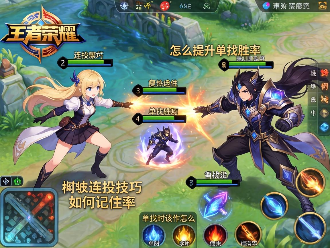 王者荣耀单挑连招技巧,怎么提升单挑胜率,如何记住复杂连招,单挑时该怎么选择英雄 王者荣耀单挑连招技巧,怎么提升单挑胜率,如何记住复杂连招,单挑时该怎么选择英雄
