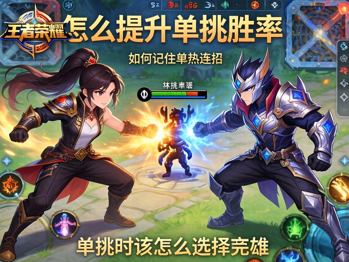 王者荣耀单挑连招技巧,怎么提升单挑胜率,如何记住复杂连招,单挑时该怎么选择英雄 王者荣耀单挑连招技巧,怎么提升单挑胜率,如何记住复杂连招,单挑时该怎么选择英雄