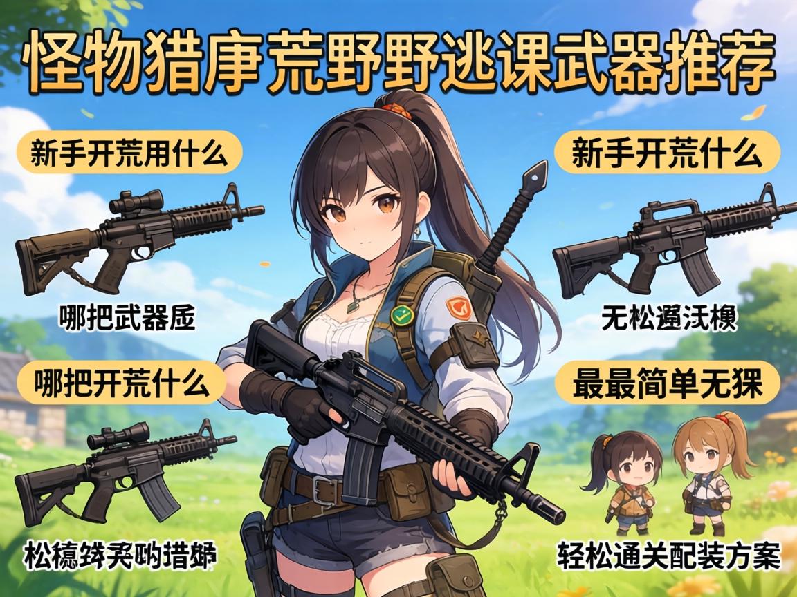 怪物猎人荒野逃课武器推荐,新手开荒用什么武器,哪把武器最简单无脑,轻松通关配装方案 怪物猎人荒野逃课武器推荐,新手开荒用什么武器,哪把武器最简单无脑,轻松通关配装方案