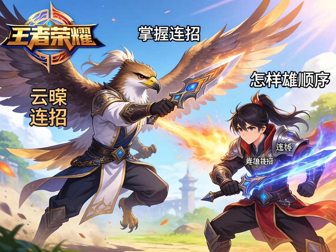 王者荣耀云鹰连招技巧,如何掌握连招顺序,怎样练习英雄连招? 王者荣耀云鹰连招技巧,如何掌握连招顺序,怎样练习英雄连招?