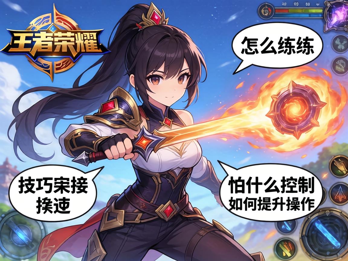 王者荣耀技巧连招,怎么练习,怕什么控制,如何提升操作 王者荣耀技巧连招,怎么练习,怕什么控制,如何提升操作