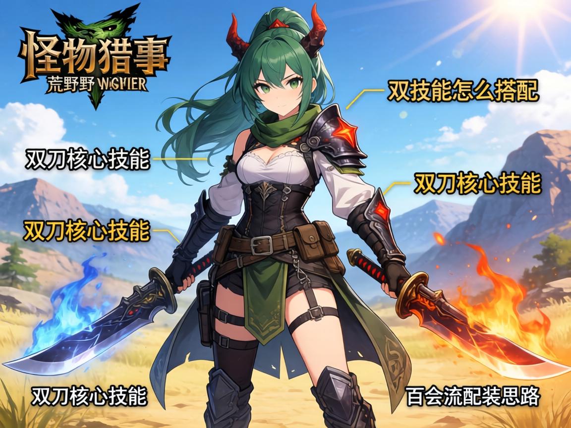 怪物猎人荒野双刀技能怎么搭配,双刀核心技能有哪些,百会流配装思路 怪物猎人荒野双刀技能怎么搭配,双刀核心技能有哪些,百会流配装思路