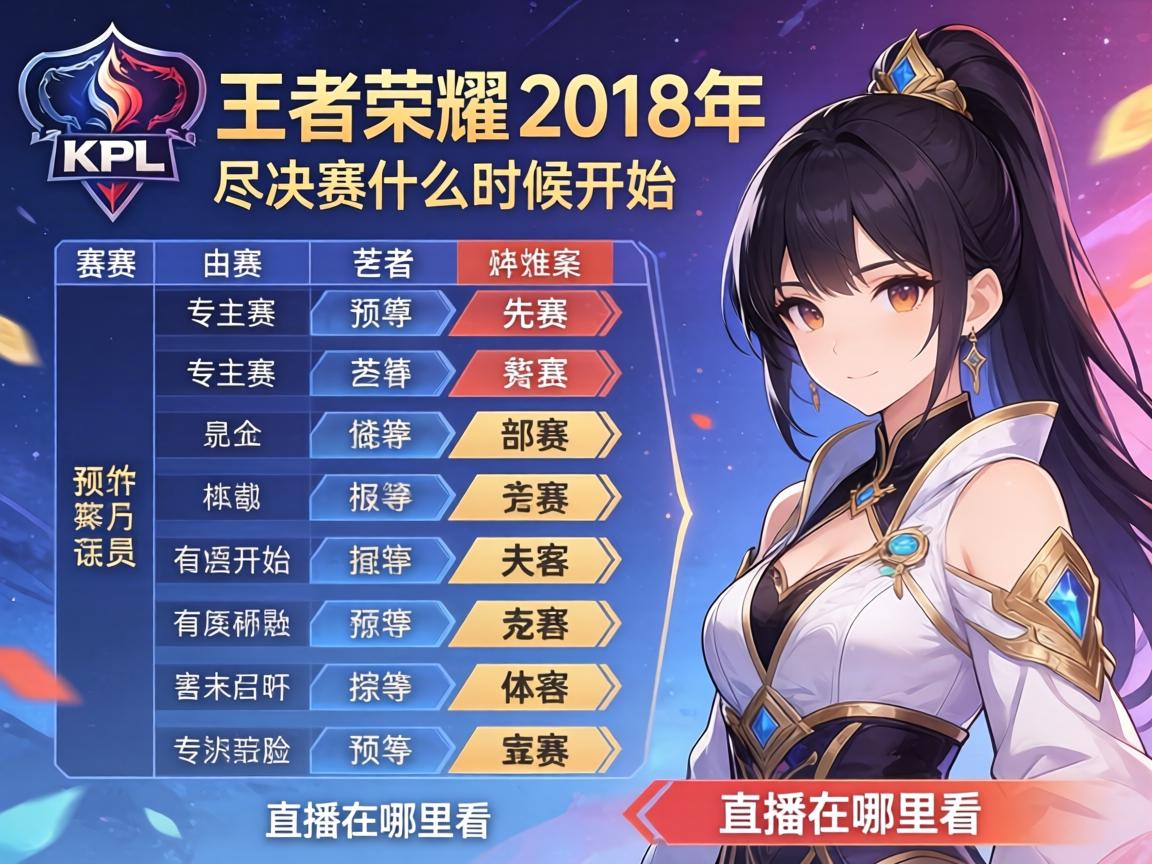王者荣耀2018年kpl赛程安排,季后赛什么时候开始,直播在哪里看 王者荣耀2018年kpl赛程安排,季后赛什么时候开始,直播在哪里看