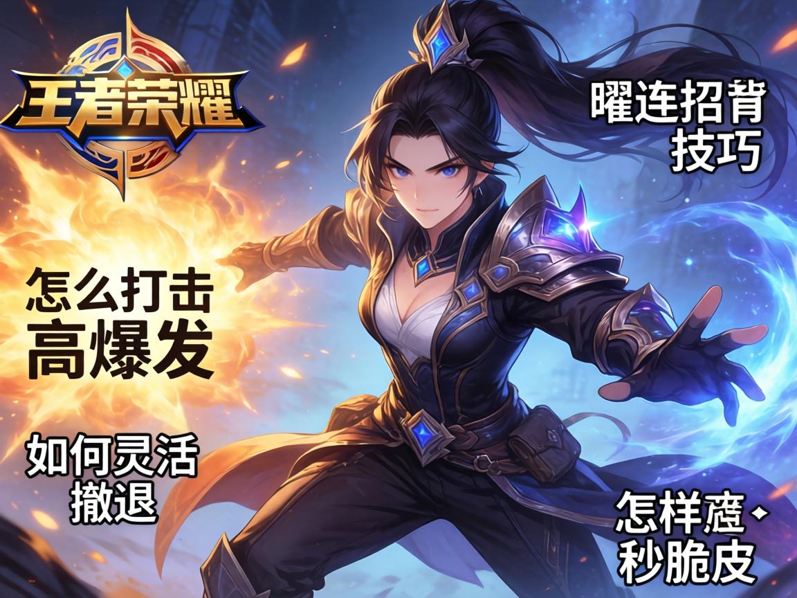 王者荣耀曜连招技巧,怎么打出高爆发,如何灵活撤退,怎样秒脆皮 王者荣耀曜连招技巧,怎么打出高爆发,如何灵活撤退,怎样秒脆皮