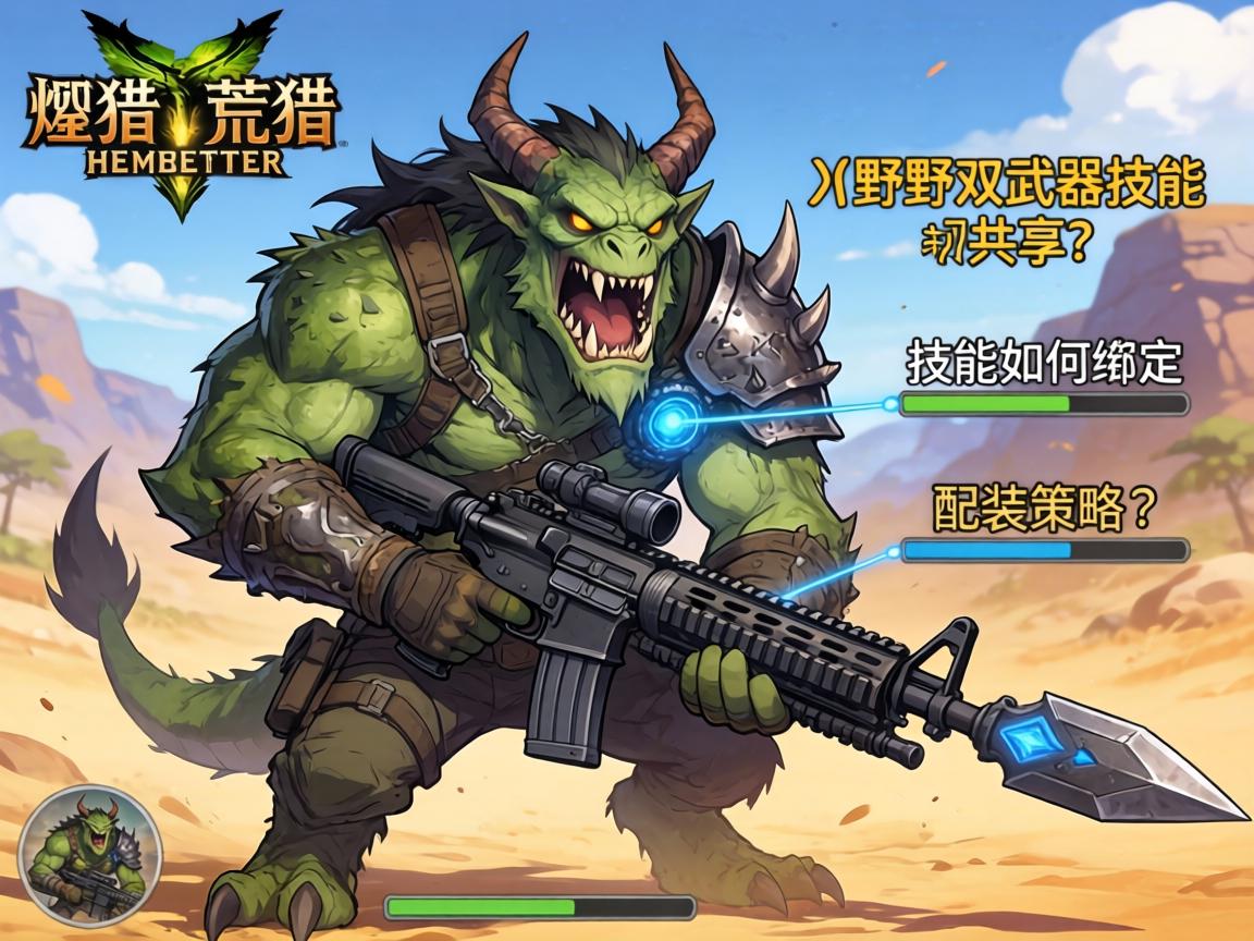 怪物猎人荒野双武器技能共享吗,技能如何绑定武器,配装策略有哪些变化 怪物猎人荒野双武器技能共享吗,技能如何绑定武器,配装策略有哪些变化