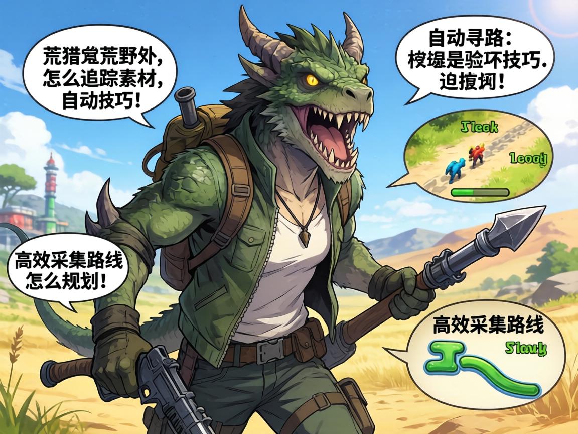 怪物猎人荒野怎么追踪素材,自动寻路技巧有哪些,高效采集路线怎么规划 怪物猎人荒野怎么追踪素材,自动寻路技巧有哪些,高效采集路线怎么规划