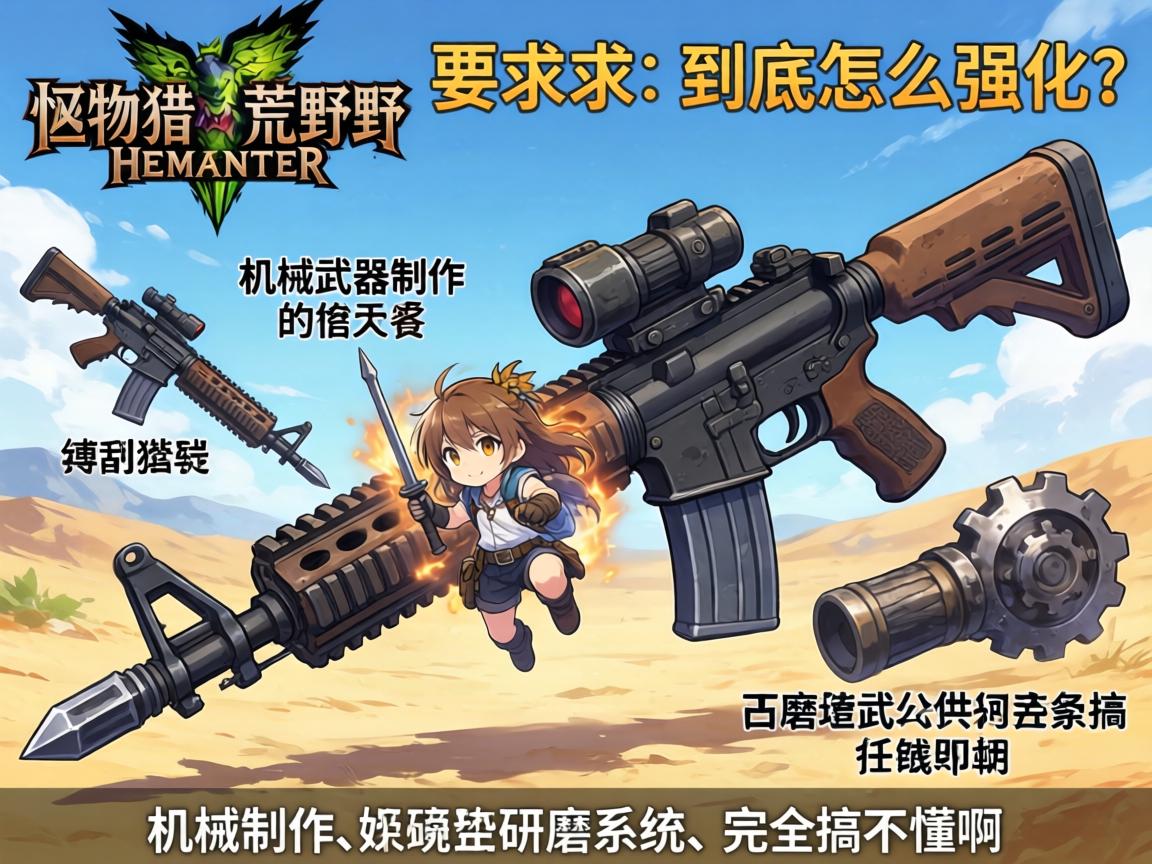 怪物猎人荒野武器到底怎么强化?机械武器制作和研磨系统完全搞不懂啊! 怪物猎人荒野武器到底怎么强化?机械武器制作和研磨系统完全搞不懂啊!