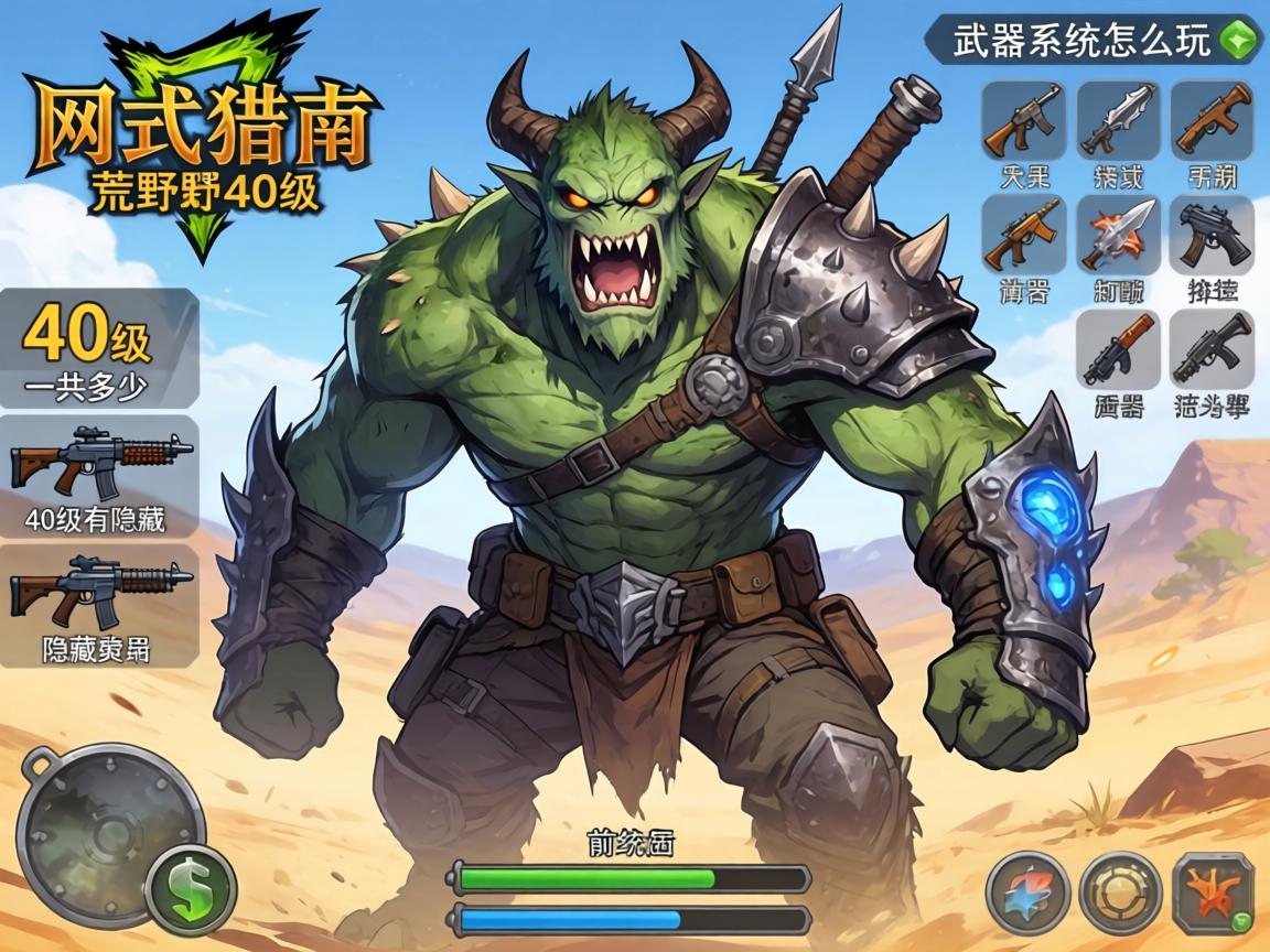 怪物猎人荒野40级一共多少武器,40级有隐藏武器吗,武器系统怎么玩 怪物猎人荒野40级一共多少武器,40级有隐藏武器吗,武器系统怎么玩