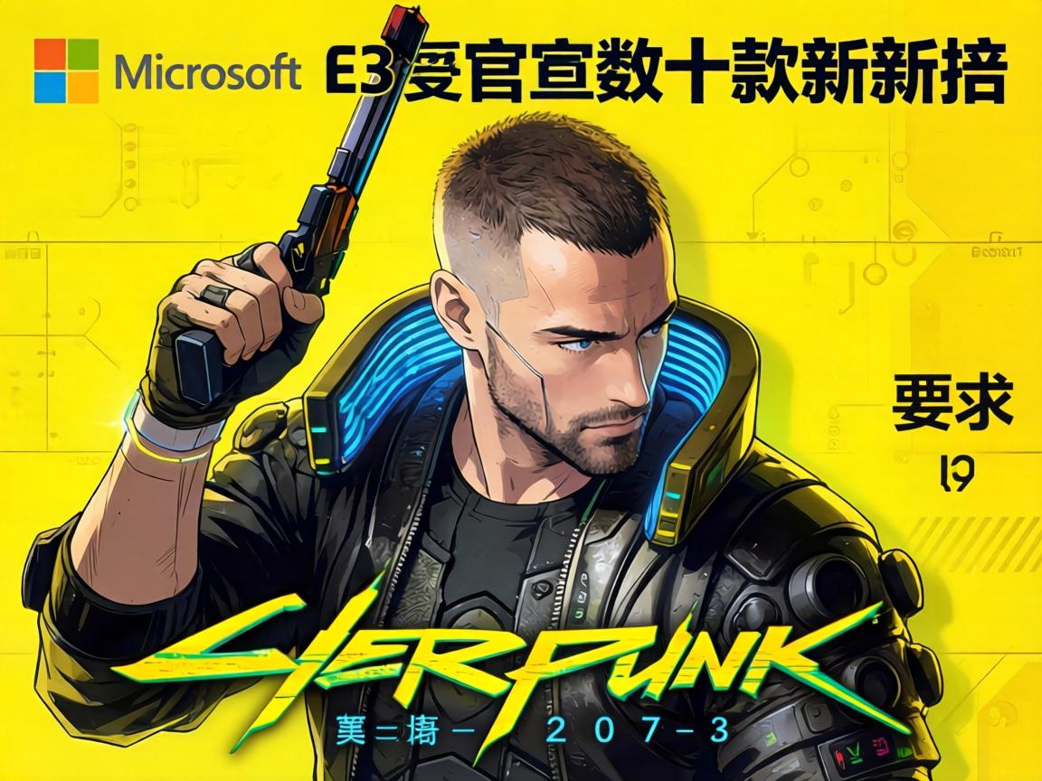 微软E3发布会官宣数十款新作 主推赛博朋克2077及 微软E3发布会官宣数十款新作 主推赛博朋克2077及
