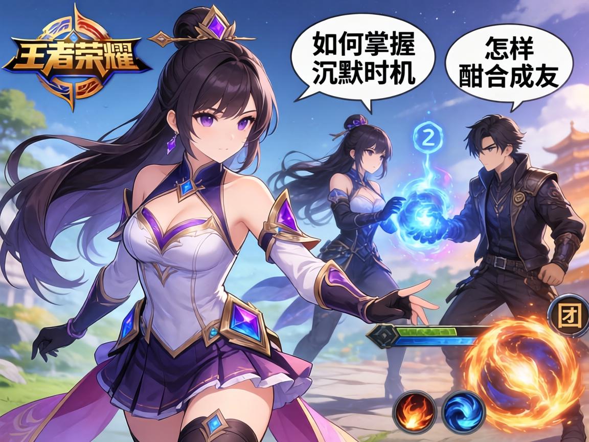 王者荣耀大乔连招技巧,如何掌握沉默时机,怎样配合队友传送,团战该如何释放技能 王者荣耀大乔连招技巧,如何掌握沉默时机,怎样配合队友传送,团战该如何释放技能