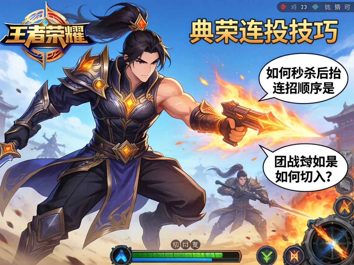 王者荣耀典韦连招技巧,如何秒杀后排,连招顺序是什么,团战如何切入 王者荣耀典韦连招技巧,如何秒杀后排,连招顺序是什么,团战如何切入