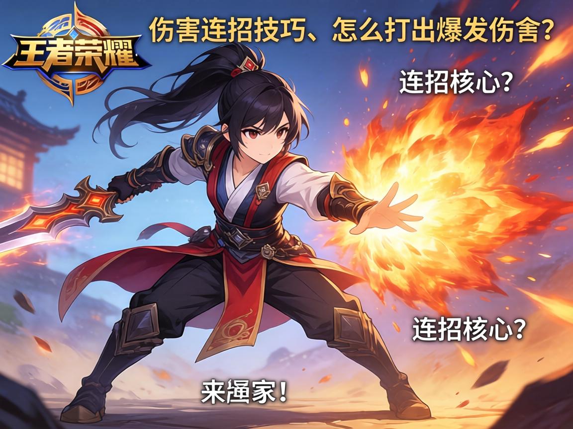 王者荣耀伤害连招技巧,怎么打出爆发伤害,连招核心是什么? 王者荣耀伤害连招技巧,怎么打出爆发伤害,连招核心是什么?