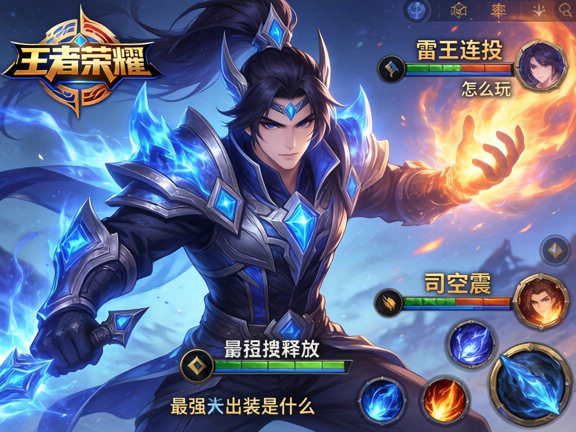 王者荣耀雷王连招技巧,司空震怎么玩?技能如何释放?最强出装是什么? 王者荣耀雷王连招技巧,司空震怎么玩?技能如何释放?最强出装是什么?