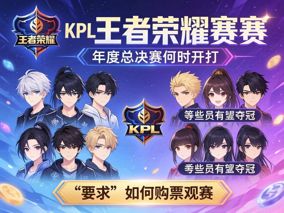 KPL王者荣耀赛程,年度总决赛何时开打,哪些战队有望夺冠,如何购票观赛 KPL王者荣耀赛程,年度总决赛何时开打,哪些战队有望夺冠,如何购票观赛
