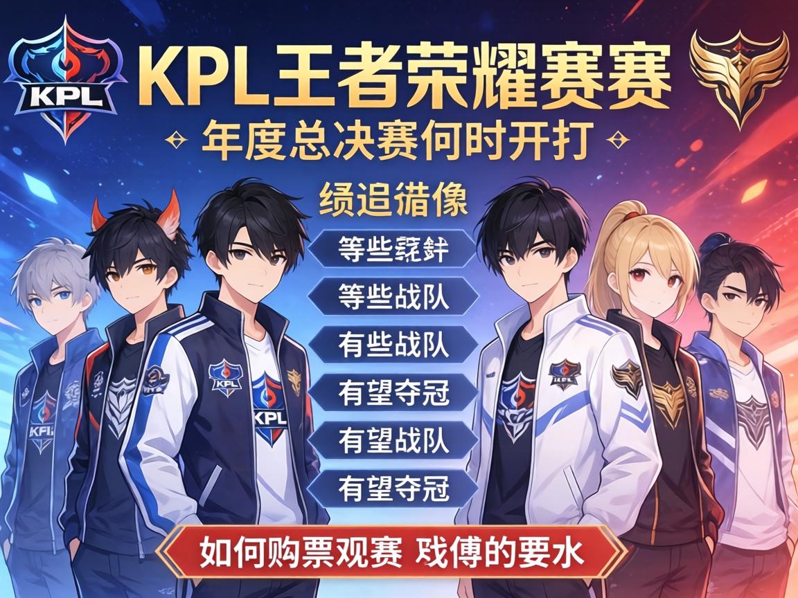 KPL王者荣耀赛程,年度总决赛何时开打,哪些战队有望夺冠,如何购票观赛 KPL王者荣耀赛程,年度总决赛何时开打,哪些战队有望夺冠,如何购票观赛