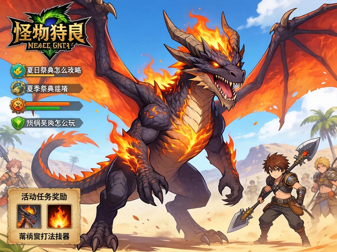 怪物猎人荒野夏季任务攻略,夏日祭典怎么玩,活动任务奖励有哪些,焰祸龙打法技巧 怪物猎人荒野夏季任务攻略,夏日祭典怎么玩,活动任务奖励有哪些,焰祸龙打法技巧