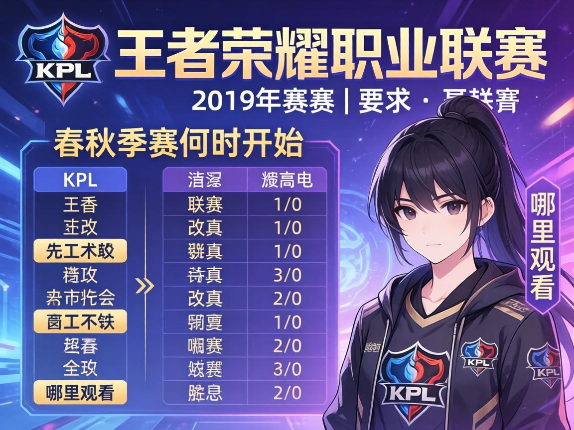 KPL王者荣耀职业联赛2019年赛程丨春秋季赛何时开始,有哪些战队,哪里观看 KPL王者荣耀职业联赛2019年赛程丨春秋季赛何时开始,有哪些战队,哪里观看