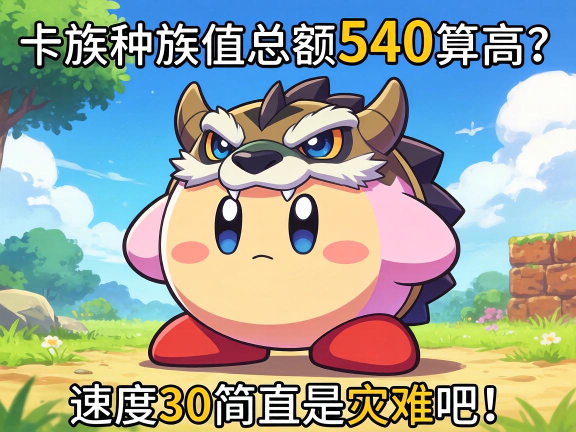卡比兽种族值总和540算高吗?速度30简直是灾难吧! 卡比兽种族值总和540算高吗?速度30简直是灾难吧!