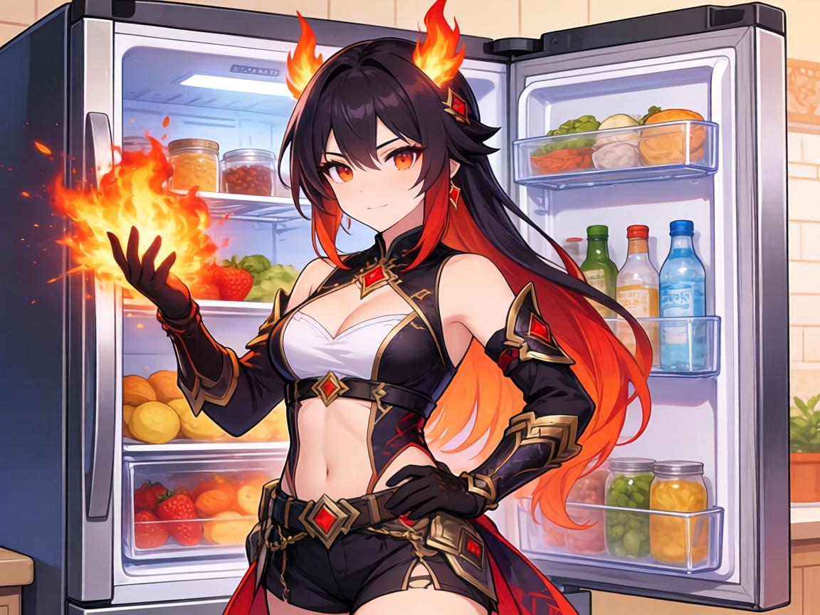 AI绘图突破二月最火角色冰箱爆红 AI绘图突破二月最火角色冰箱爆红